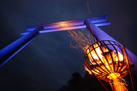 Oyunohara Torii Gate on the Kumano Kodo