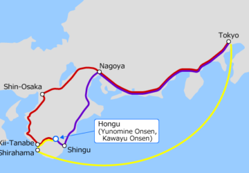 Tokyo and Hongu (Yunomine Onsen, Kawayu Onsen) Access