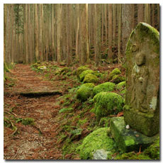 Jizo Statue along trail