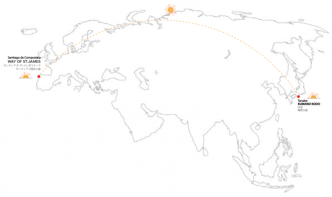Kumano Kodo and Way of St. James