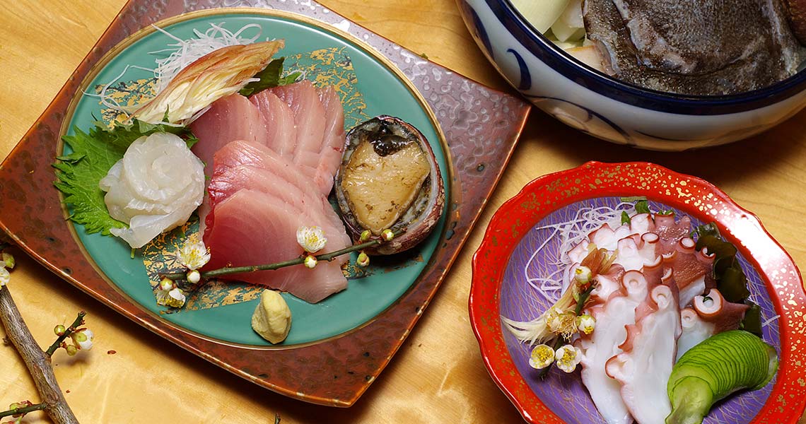 田辺の食・イメージ（お刺身など）