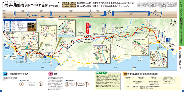 長井坂（周参見駅～見老津駅）ウォークマップ